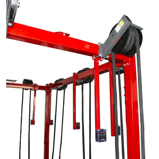 Ropeflex RX8100 ROPERIG Spartan Rope Training Rig 3D View Close Up