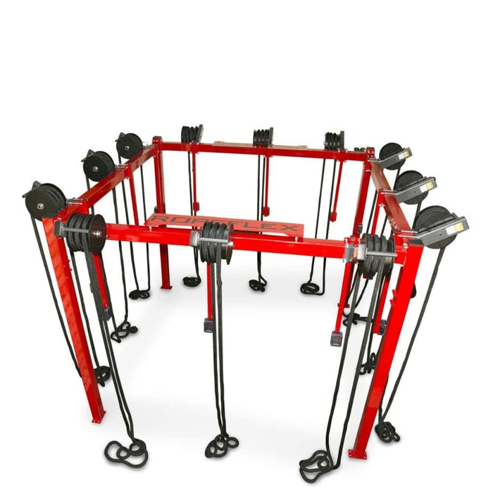 Ropeflex RX8100 ROPERIG Spartan Rope Training Rig 3D View