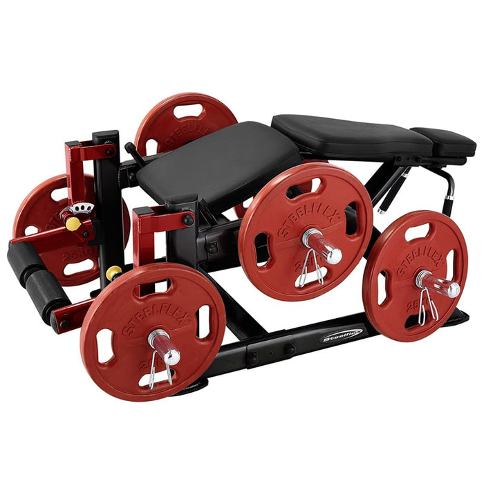 Steelflex PLLC Plate Loaded Leg Curl 3D View