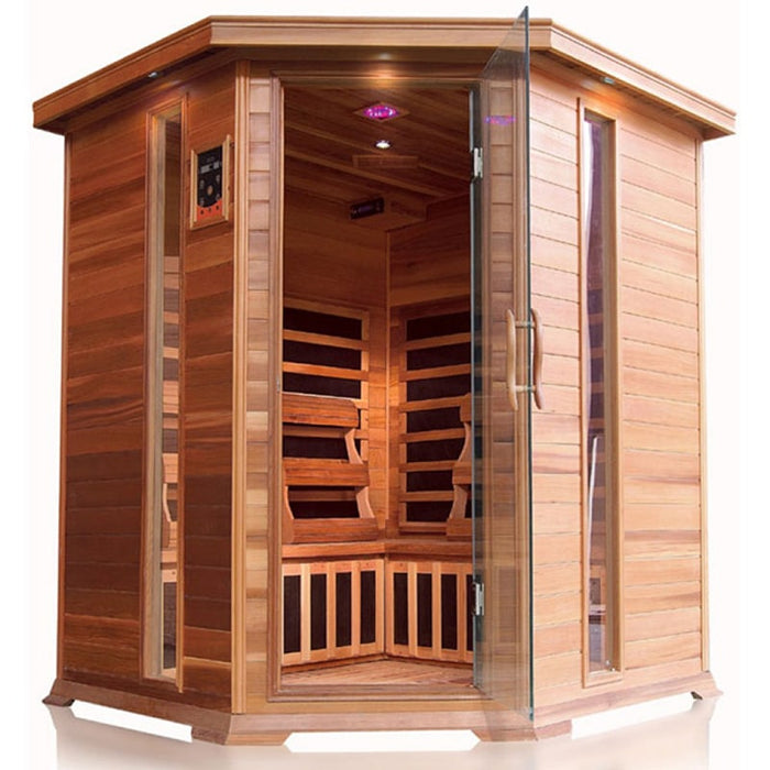SunRay HL400KC Bristol Infrared Sauna Front View
