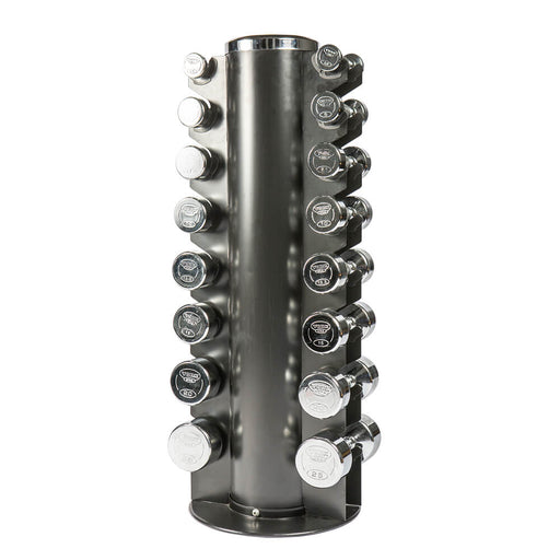 York Barbell Chrome Dumbbell Club Pack 3D View