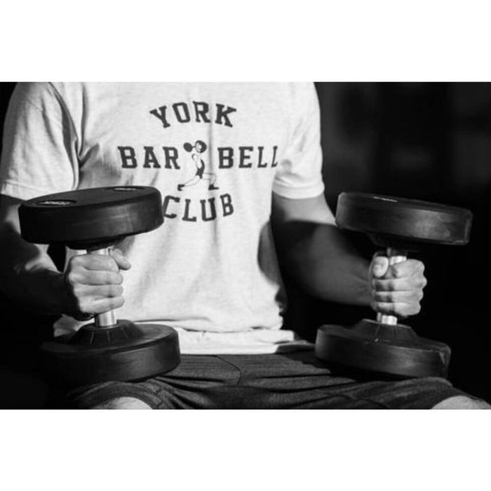 York Barbell 26130 Pro Style Dumbbell Sets #D View