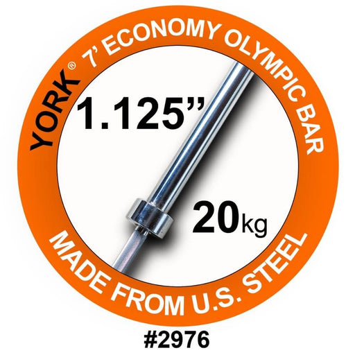 York Barbell 2976 7' Olympic Bar