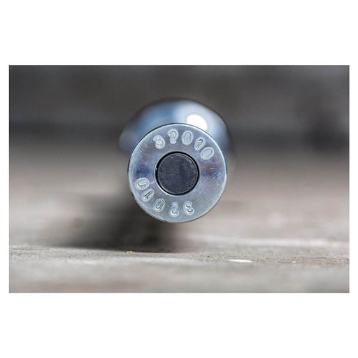 York Barbell 32010 Men's Elite Stainless Steel 20kg Bar Front View