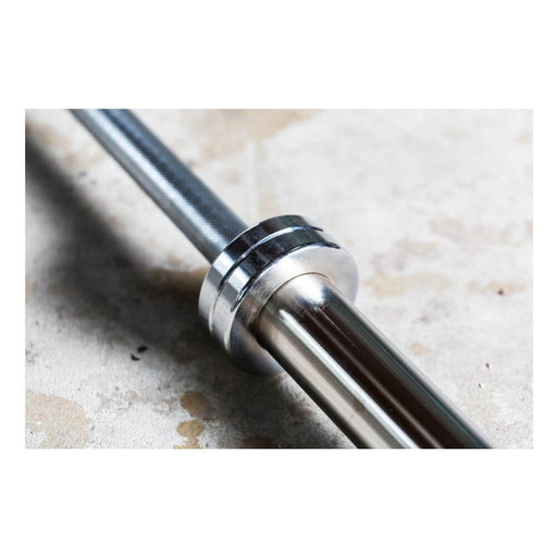 York Barbell 32113 7' North American 1500lb Chrome Olympic Bar 3D View