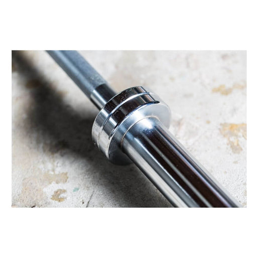 York Barbell 32114 6' International Chrome Olympic Bar 3D View