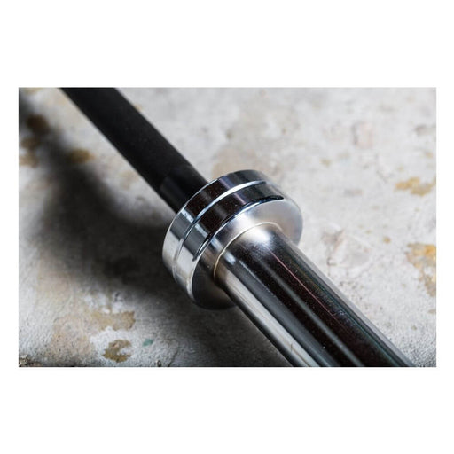 York Barbell 32122 6' International Black Oxide Olympic Bar 3D View