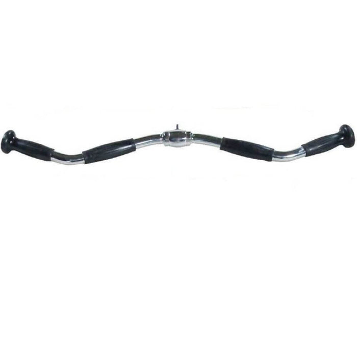 York Barbell 36156 28_ Rubber Grip Revolving Curl Bar