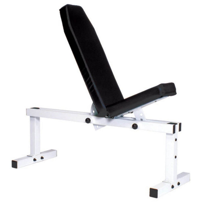 York Barbell 4240 Pro Series Bench 305 FI White- Front Adjustable, Back Adjustable C_U