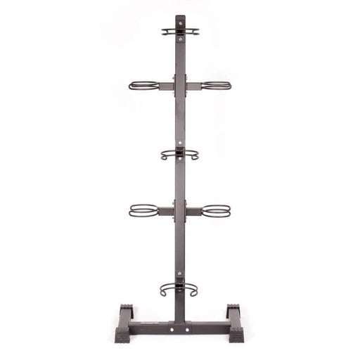 York Barbell 65103 7-Ball Vertical Medicine Ball Storage Rack Front View