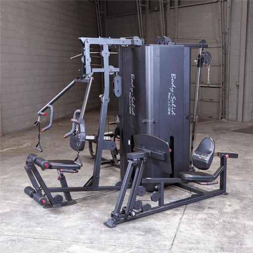 Body-Solid S1000 Pro Clubline 4-Stack Commercial Gym - Leg Press and Multi-Press Stations