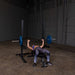 Body-Solid SPR250 Pro Club Squat Stand Female Bench Press