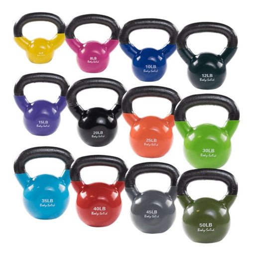 Body-Solid KBV Vinyl Dipped Kettlebells