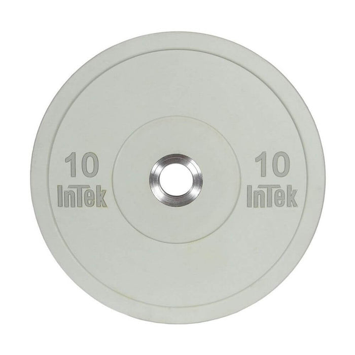 Intek Strength IBCN-10 Armor Series Gray Urethane 10lb Bumper Plate
