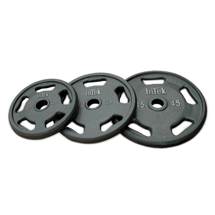 InTek Strength Premium Cast Steel Olympic Plates