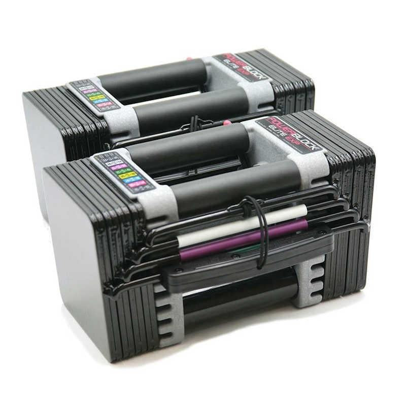 PowerBlock Elite EXP Adjustable Dumbbells - Stage 1, 5-50lbs