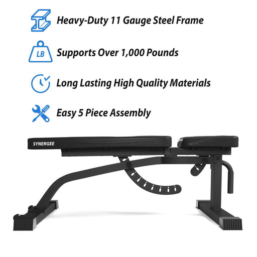 Synergee Adjustable FID Workout Bench Reasons