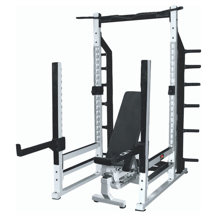 York Barbell STS Multi-Function Power Rack White 54000