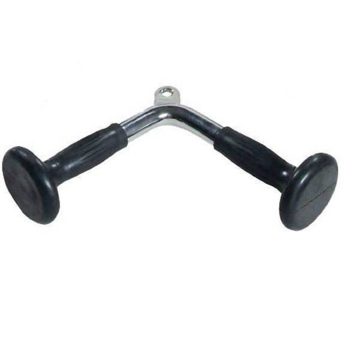 york barbell 36165 triceps press-down chrome bar