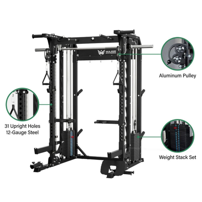 Major Fitness Pro B52 All-In-One Home Gym Smith Machine