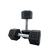 TKO 5-50lb Dumbbell Set with 3 Tier Tray Rack Dumbbell only