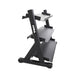 TKO 5-50lb Dumbbell Set with 3 Tier Tray Rack empty front side view