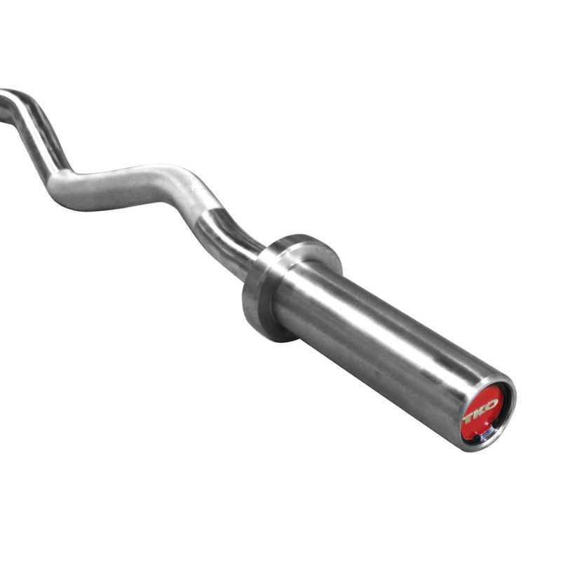 TKO Strength 47" Olympic EZ Curl Bar