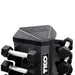 TKO Strength 8 Pair Vertical Dumbbell Rack top cap
