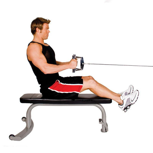 TKO Strength Seated Row Chinning Chrome Bar demo