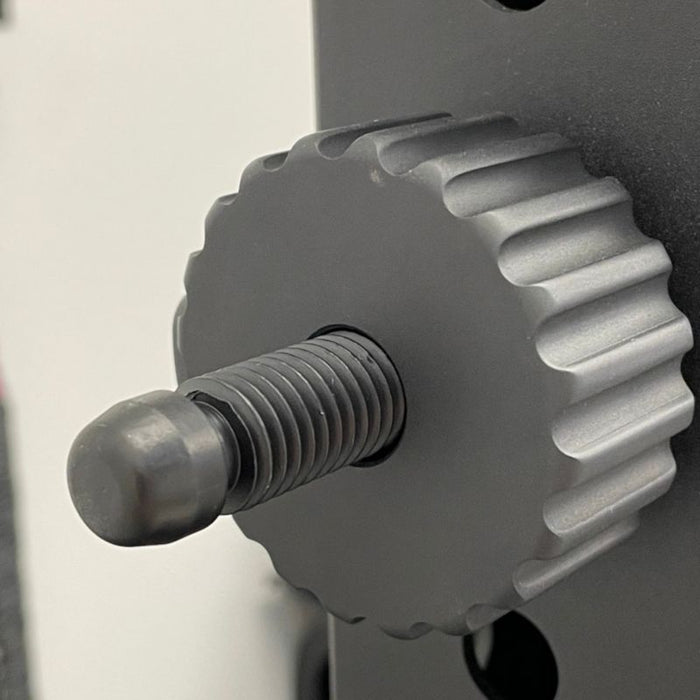 Ancore Rack Mount adjustment knob closeup