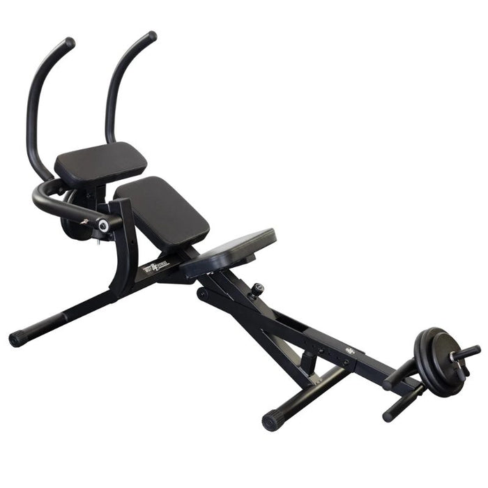 Best Fitness Upper and Lower Ab Bench BFAB20 - angled three quarter view