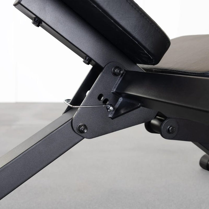 Best Fitness Upper and Lower Ab Bench BFAB20 - bench adjustment mechanism closeup 2