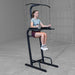 Best Fitness Vertical Knee Raise Dip Pull Up Station BFVK10 - side profile in use