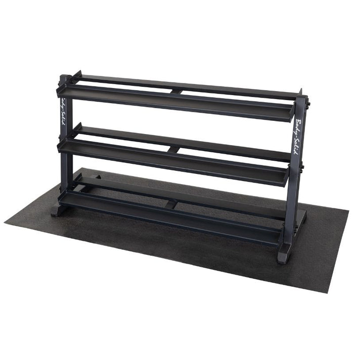 Body-Solid Pro Dumbbell Rack GDR60B empty