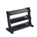 Body-Solid 3-Tier Vinyl and Neoprene Dumbbell Rack GDR34B