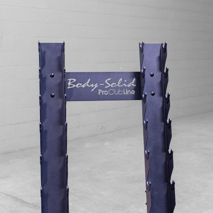 Body-Solid SRD300 Vertical Dumbbell Rack Top of Rack Details