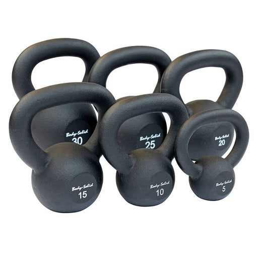 Body-Solid Cast Kettlebell Set 5–30 KBRS105
