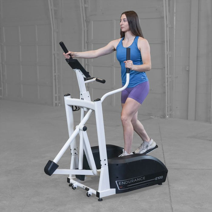 Body-Solid Endurance Center Drive Elliptical E100 Female User Cardio Training