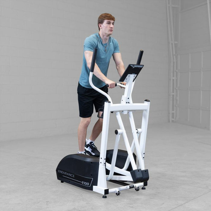 Body-Solid Endurance Center Drive Elliptical E100 Front Workout Exercise