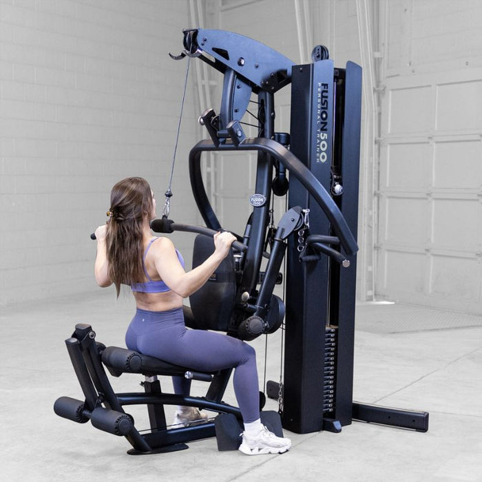 Body-Solid F500/F500B Fusion 500 Modular Single Stack Gym high pulley lat pulldown