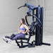 Body-Solid F500/F500B Fusion 500 Modular Single Stack Gym leg extension exercise