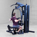 Body-Solid F500/F500B Fusion 500 Modular Single Stack Gym male rear row exercise view
