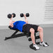 Body-Solid Flat Incline Decline Bench GFID100 dumbbell press