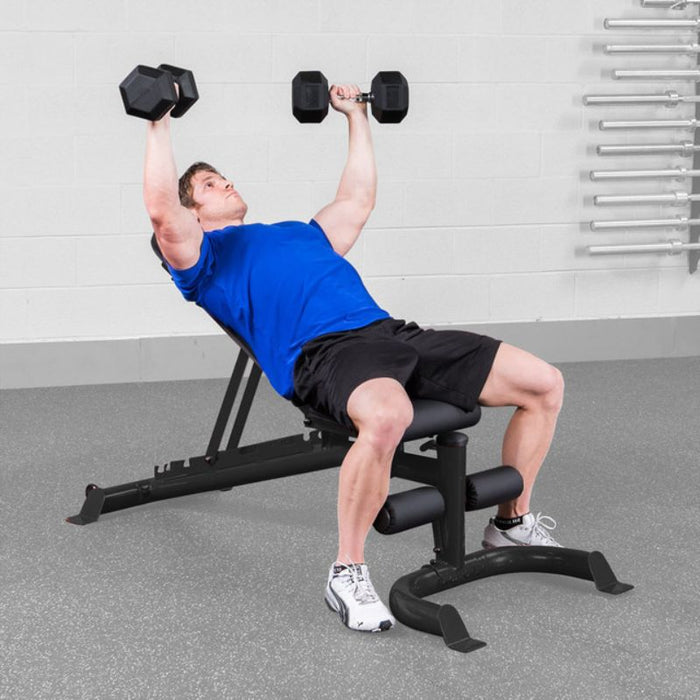Body-Solid Flat Incline Decline Bench GFID100 incline press