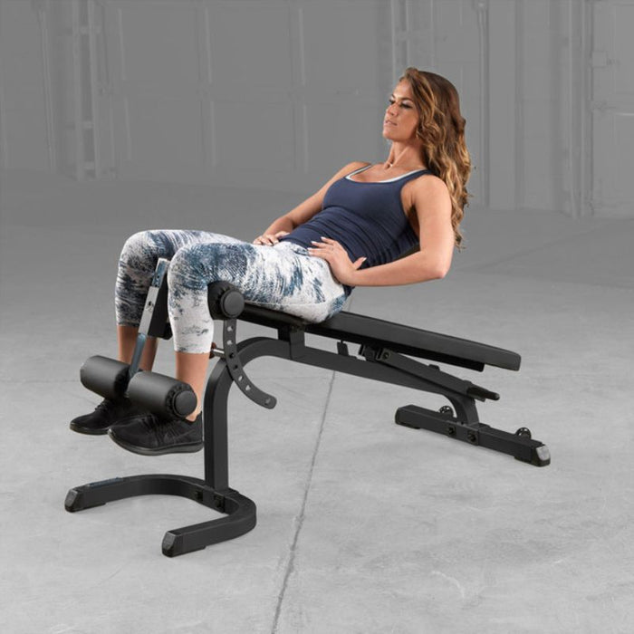 Body-Solid Flat Incline Decline Bench GFID31 ab crunch