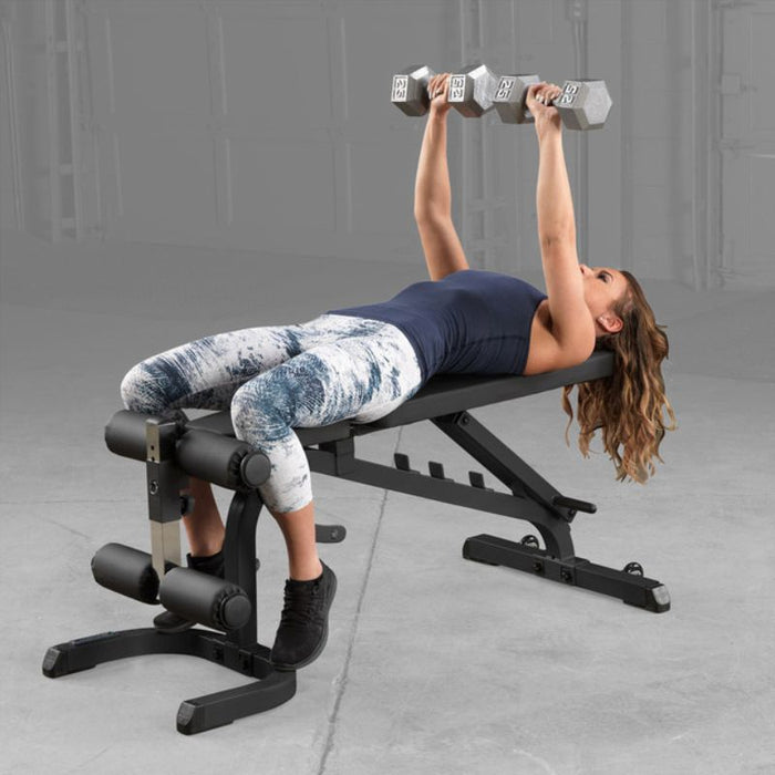 Body-Solid Flat Incline Decline Bench GFID31 dumbbell press