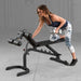 Body-Solid Flat Incline Decline Bench GFID31 dumbbell row