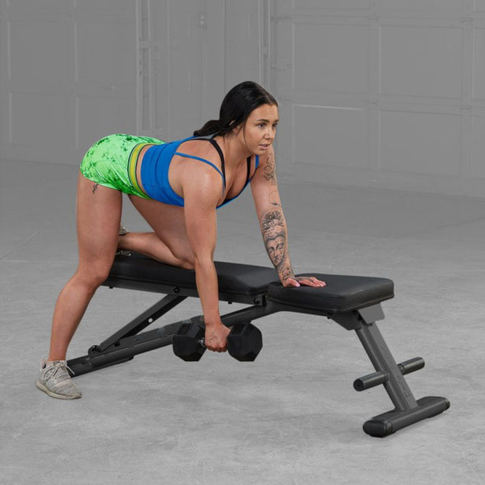 Body-Solid Folding Multi-Bench GFID225 one arm row