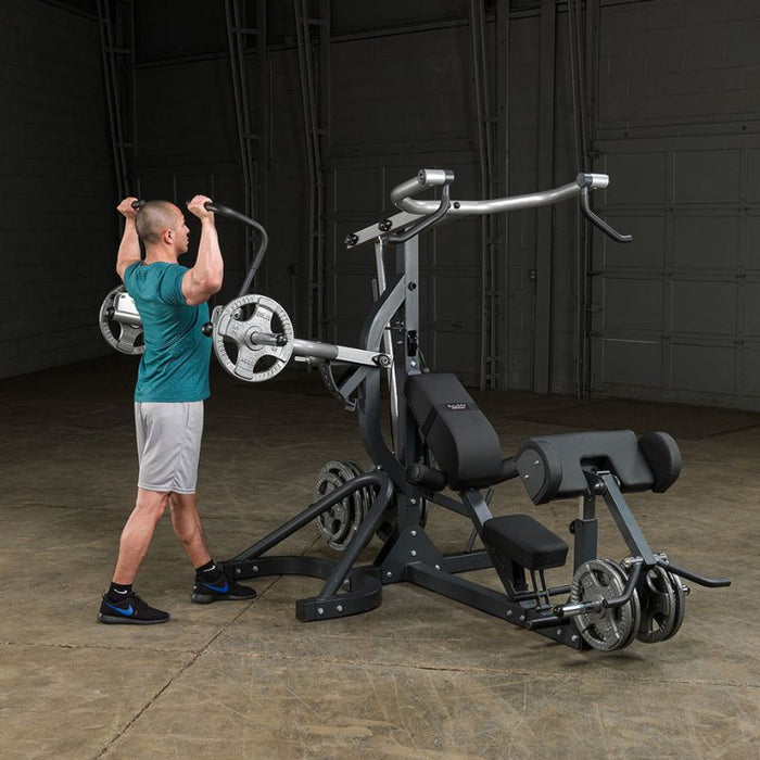 Body-Solid Free Weight Leverage Gym SBL460 Shoulder Press Training