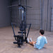 Body-Solid G1S/G1B Single Stack Home Gym seated low row exercise